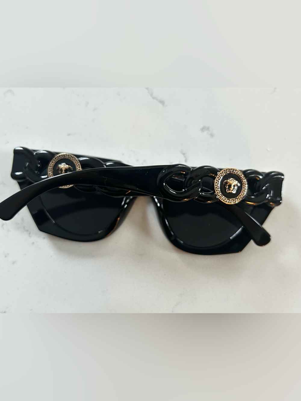 NEW fashion Medusa head black gold sunglasses plastic - Picture 3 of 6